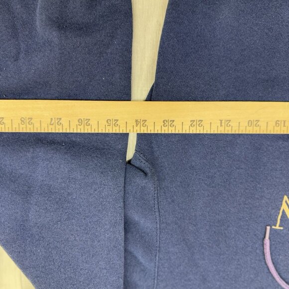 ✅VTG Boston Massachusetts L Navy Pullover Sweatshirt Made n USA Laurel wreath - Picture 7 of 12